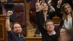 Nueva pol�mica entre los l�deres de Podemos por los gestos con las manos