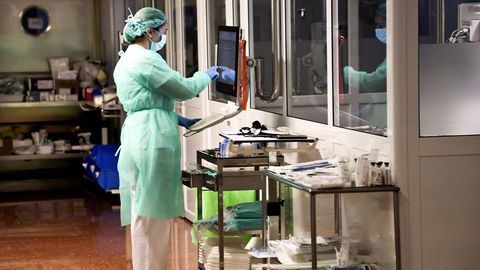 Una Unidad de Cuidados Intensivos, UCI