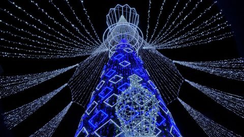ILUMINACIÓN NAVIDEÑA EN VILNIUS, LITUANIA