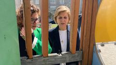 Ana Granja y su equipo inspeccionaron distintas �reas de juego en las que hallaron clavos al aire y falta de tablas