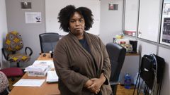 Sonia Mendes, esta semana en la oficina de SOS Racismo Galicia, situada en A Coru�a