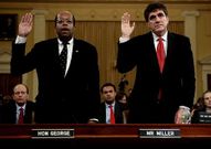 Russell George y Steven Miller juran decir la verdad.