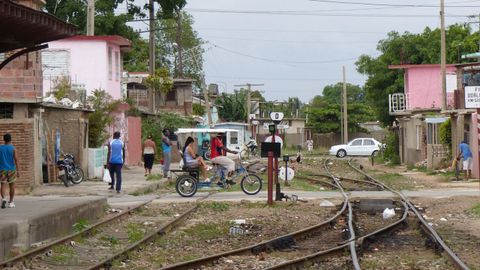 Imagen de archivo de los ferrocarriles de Cuba en Matanzas.
