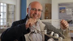 Adolfo Mu��os, alcalde de Rianxo. 