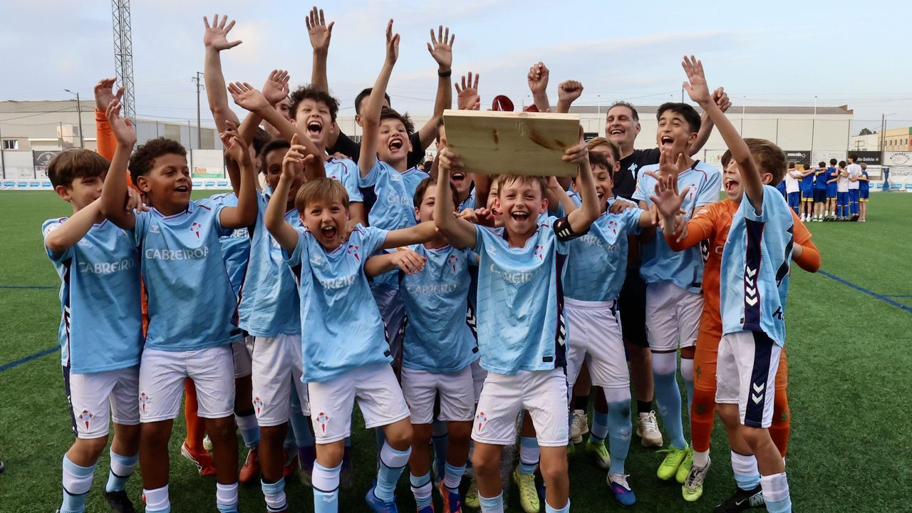 El Celta conquista su undécimo título del torneo alevín Conservas Calvo