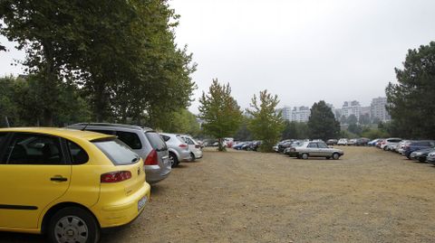 Leira p�rking en el Campus Vida