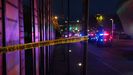 Cinta policial y patrullas bordean el lugar de los hechos en el festival gastron�mico Bite of Seattle, en Seattle, Washington (EE. UU.).