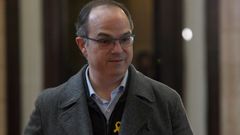 Jordi Turull, esta ma�ana en el Parlamento catal�n