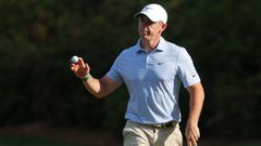 McIlroy, tras el �birdie� que consigui� en el hoyo 13 de Augusta National.