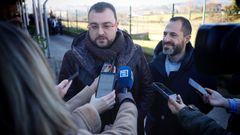 Adri�n Barb�n, presidente del Principado, y �ngel Garc�a, alcalde de Siero