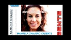 Cartel policial sobre la desaparecida Manuela Chavero.