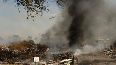 Incendio en O Carqueixo