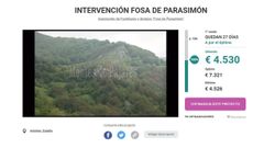 El crowdfunding para excavar la fosa com�n de Parasim�n, en Lena