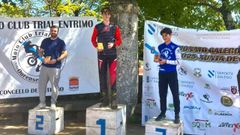 Fernndez, en el primer cajn del podio en la carrera de Entrimo.