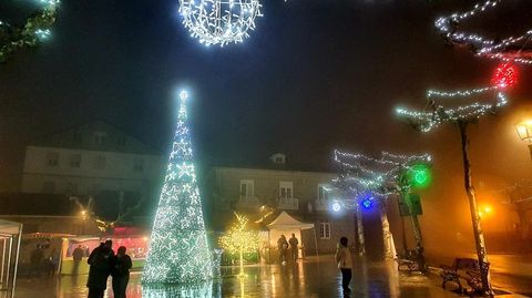 La iluminacin navidea de Castro Caldelas