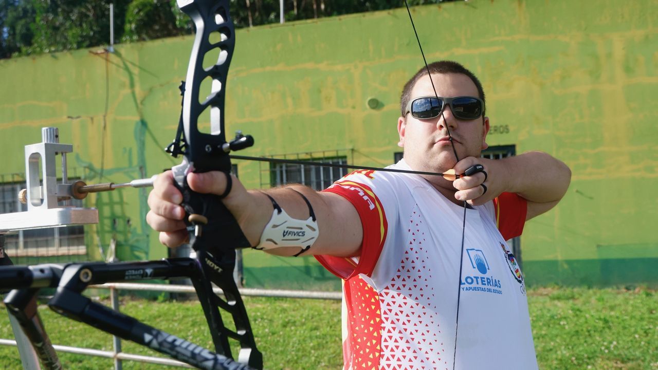 Adrián Orjales, arquero invidente valdoviñés: «Una pieza del visor que ...