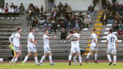 Los noieses celebran un gol en el Julio Mato Matito.