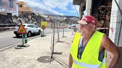 Jos� Carlos, palme�o que perdi� varias propiedades con la erupci�n del volc�n en el 2021