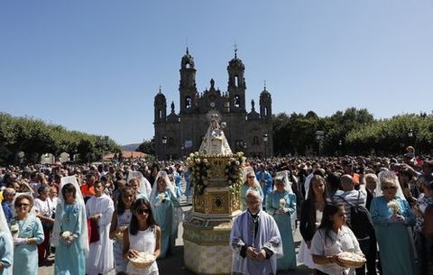 Imagen de archivo de la romeria de Los Milagros, en Baos de Molgas