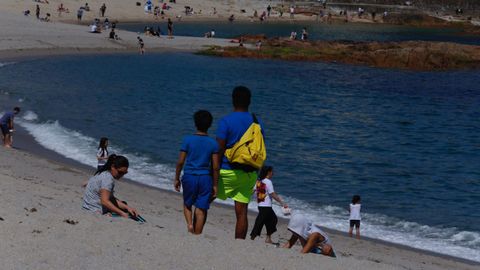 Disfrutando del paseo mar�timo y de la playa en A Coru�a