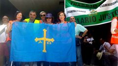 Examinadores del carnet de conducir asturianos, en una concentraci�n organizada en Madrid.Examinadores del carnet de conducir asturianos, en una concentraci�n organizada en Madrid