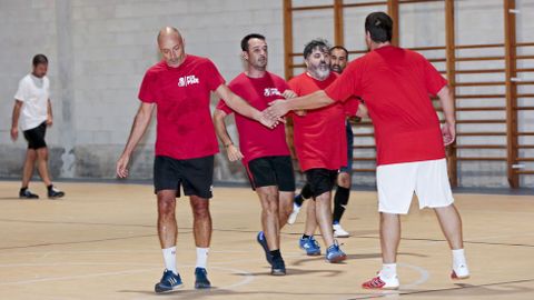 PARTIDO DE FUTBOL ENTRE EL PP Y EL PSOE DE PONTEVEDRA
