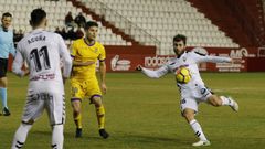 Erice Albacete Real Oviedo.Erice, justo antes de anotar su gol frente al Alcorcon