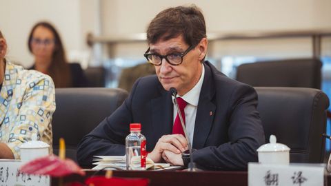 El presidente catalán, Salvador Illa.