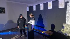 Un momento da representaci�n da obra �Retrincos e cousas de Castelao� pola compa��a Teatreiras
