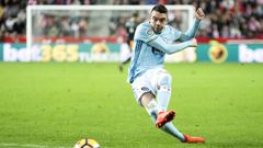 El Sporting-Celta de febrero del 2017 es uno de los partidos en los que Aspas marc� saliendo desde el banquillo