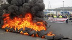 Manifestaci�n de los trabajadores de Navantia y Endesa