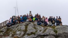 Os participantes nesta edici�n co�eceron o patrimonio xeol�xico do Forgoselo, o venres pola tarde, da man de Francisco Canosa