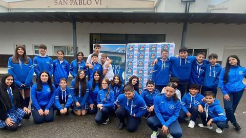 Alumnos del Pablo VI que participan en el programa Cartamis.