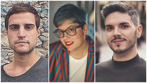 Markel Hern�ndez, Alba Carballal, Rub�n Serrano. 