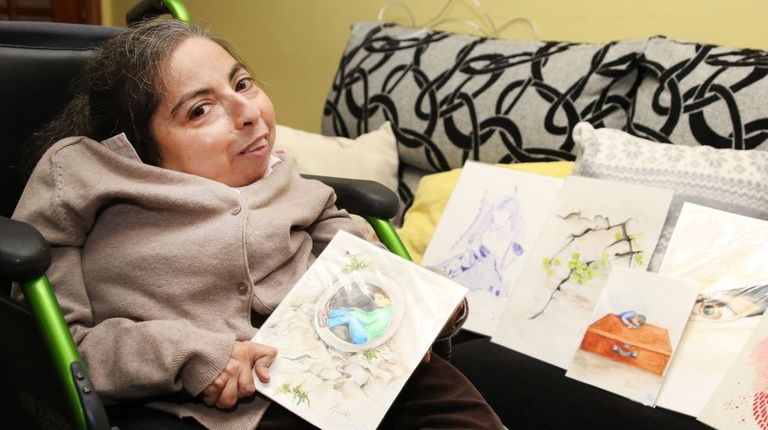 Milagros Cotelo, artista carballesa 