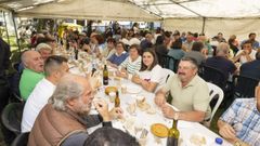 Comida de la Ruta Cabalar de Borneiro, el a�o pasado