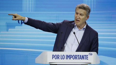 Feijoo, en la clausura de la Interparlamentaria del PP