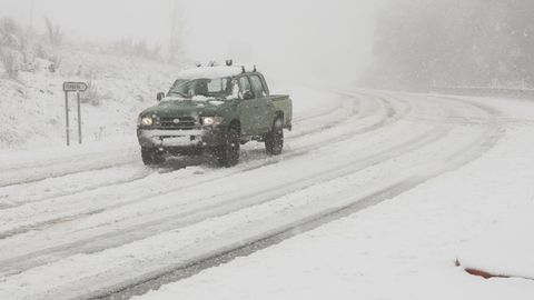 La borrasca Ingrid afect� a la N-525