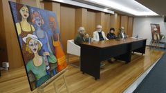Inauguraci�n de la exposici�n �Unha+Un=2�, que se podr� visitar hasta el 30