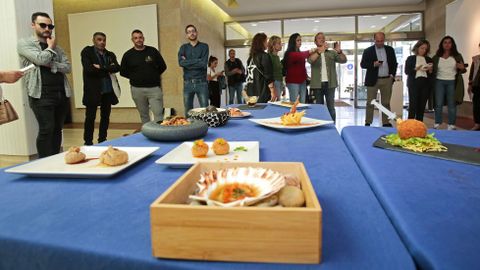 Presentacin de Degustatapas Sanxenxo, en la sala Nauta