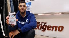 Con el covid-19, la tienda on line de Ox�geno Surf, de David D�ez, subi� de 250 a 300 visitas diarias