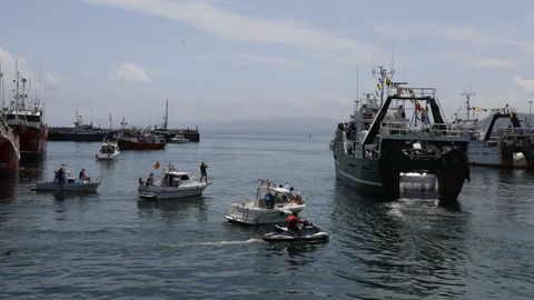 As&iacute; se vivi&oacute; la procesi&oacute;n mar&iacute;tima de Burela