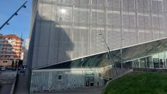 Edificio judicial, donde un detenido intent� salir por la ventana