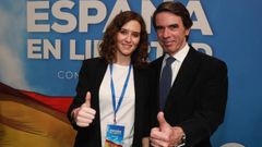 EN DIRECTO | El expresidente Jos� Mar�a Aznar y la presidenta de la Comunidad de Madrid charlan sobre la actualidad