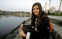 Marina disfruta de unos d�as de vacaciones en Pontevedra, donde despedir� el a�o.