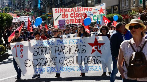 Manifestacin del 1 de mayo en Vigo