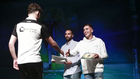 Un momento de la XIV edicin de los Premios Lder del ftbol base lucense