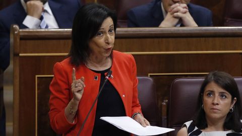 Margarita Robles se estren como portavoz parlamentaria del grupo socialista