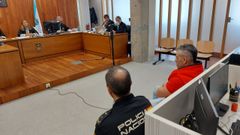 Imagen del acusado hoy en los juzgados