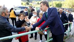 Feijoo, este lunes en O Porrio